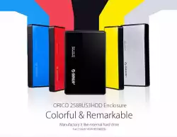 Orico външна кутия за диск Storage - Case - 2.5 inch USB3.0 SILVER - 2588US3-V1-SV