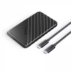 Orico външна кутия за диск Storage - Case - 2.5 inch USB-C Black - 25PW1C-C3-BK                          