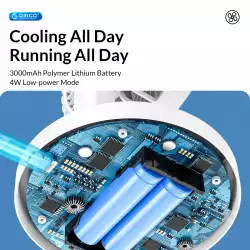 Orico вентилатор за бюро Desktop USB Fan - YT-N9C-WH-BP                          