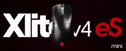 Pulsar професионална геймърска мишка Wireless Gaming Mouse Xlite v4 eS Size1 Black