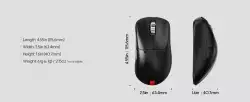 Pulsar професионална геймърска мишка Wireless Gaming Mouse Xlite v4 eS Size1 Black