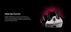 Pulsar професионална геймърска мишка Wireless Gaming Mouse ZywOo The Chosen Mouse Size2 Black 8K