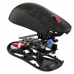 Pulsar професионална геймърска мишка Wireless Gaming Mouse X2H Mini Clear Black [LTD 3000] - 1K