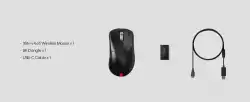 Pulsar професионална геймърска мишка Wireless Gaming Mouse Xlite v4 eS Size1 Black