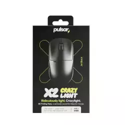 Pulsar професионална геймърска мишка Wireless Gaming Mouse X2 CrazyLight Jet Black 8K