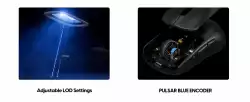Pulsar професионална геймърска мишка Wireless Gaming Mouse X2 v3 Size2 Black - 1K (8K compatible)