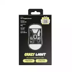 Pulsar професионална геймърска мишка Wireless Gaming Mouse X2 CrazyLight Jet Black 8K