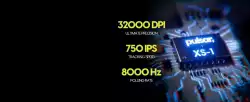 Pulsar професионална геймърска мишка Wireless Gaming Mouse X2 CrazyLight Sunset Haze 8K