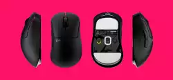 Pulsar професионална геймърска мишка Wireless Gaming Mouse ZywOo The Chosen Mouse Size1 Black 8K