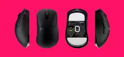 Pulsar професионална геймърска мишка Wireless Gaming Mouse ZywOo The Chosen Mouse Size2 Black 8K