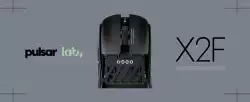 Pulsar професионална геймърска мишка Wireless Gaming Mouse X2F Black [Pulsar LAB] - 8K, Black