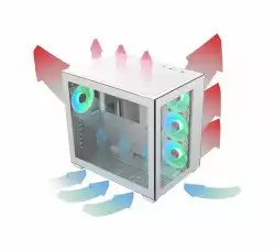 Raijintek кутия Case ATX - PAEAN C7 WHITE