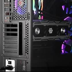 Raijintek кутия Case EATX - PONOS TG4 - 4 x 120mm ARGB Fans, Tempered Glass