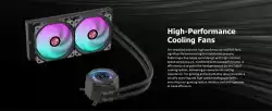 Raijintek водно охлаждане Water Cooling - CYCLOPS 240 White