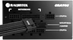 Raijintek захранване PSU ATX 3.0 1000W Gold - CRATOS 1000 BLACK