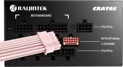 Raijintek захранване PSU ATX 3.0 850W Gold - CRATOS 850 WHITE