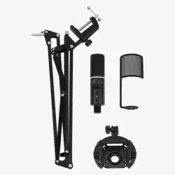 Streamplify професионален стрийминг микрофон със стойка Streaming Microphone With Mounting Arm RGB - MIC ARM - SPMC-MZ1C227.11