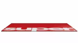 Superglide професионален стъклен геймърски пад за мишка Gaming Glass Mousepad Superglide Pad v2 XL Red - 490 x 420 mm