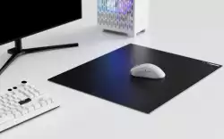 Superglide професионален стъклен геймърски пад за мишка Gaming Glass Mousepad Superglide Pad v2 XL Black - 490 x 420 mm