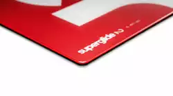 Superglide професионален стъклен геймърски пад за мишка Gaming Glass Mousepad Superglide Pad v2 XL Red - 490 x 420 mm