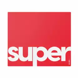 Superglide професионален стъклен геймърски пад за мишка Gaming Glass Mousepad Superglide Pad v2 XL Red - 490 x 420 mm