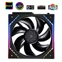 Thermalright Комплект вентилатори Fan Pack 3-in-1 3x120mm - TL-M12Q x 3 - Infinity Mirror, Daisy-Chain, A-RGB