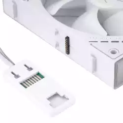 Thermalright Комплект вентилатори Fan Pack 3-in-1 3x120mm - TL-M12QW x 3 - White, Infinity Mirror, Daisy-Chain, A-RGB