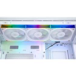 Thermalright Комплект вентилатори Fan Pack 3-in-1 3x120mm - TL-M12QW x 3 - White, Infinity Mirror, Daisy-Chain, A-RGB