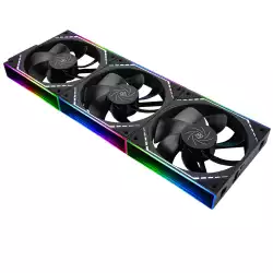 Thermalright Комплект вентилатори Fan Pack 3-in-1 3x120mm - TL-M12QR x 3 - Reverse, Infinity Mirror, Daisy-Chain, A-RGB