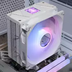 Thermalright охладител CPU Cooler Assassin Spirit 120 Vision A-RGB White - LCD Display, Infinity Mirror