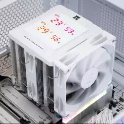 Thermalright охладител CPU Cooler Peerless Assassin 120 Digital White - Dual-Tower - LGA1851/AM5
