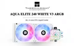 Thermalright водно охлаждане Water Cooling Aqua Elite 240 White A-RGB V3 - LGA1851/LGA1700/AM5