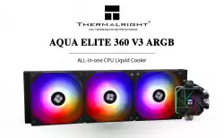 Thermalright водно охлаждане Water Cooling Aqua Elite 360 Black A-RGB V3 - LGA1851/LGA1700/AM5