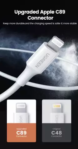 Ugreen кабел Cable iPhone Lighting/USB data US155, 1m - 20728