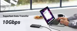 Ugreen кабел USB3.1 Type-C Gen2 M/M US355, 10Gbps, 100W, 5A, 1m - 80150