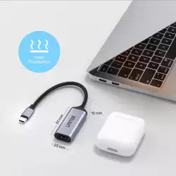 Unitek Адаптер Adapter USB-C M / HDMI 2.1 F - 8K, 120Hz, Aluminium - V1416B