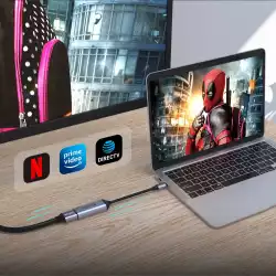 Unitek Адаптер Adapter USB-C M / HDMI 2.1 F - 8K, 120Hz, Aluminium - V1416B