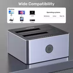Unitek докинг станция Storage - HDD Dock - 2 BAY - Y-3026GY01-EU
