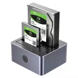 Unitek докинг станция Storage - HDD Dock - 2 BAY - Y-3026GY01-EU
