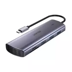 Unitek докинг станция Type-C Docking Station PD3.0 100W - HDMI, USB-C x 1, USB3.0 x 3, LAN, SD, VGA - D1113A