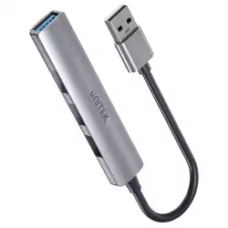 Unitek хъб USB3.0/2.0 HUB 4 port uHUB Q4 - USB-A input - USB3.0 x 1, USB2.0 x 3 - H1208A