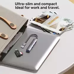 Unitek хъб USB3.0/2.0 HUB 4 port uHUB Q4 - USB-A input - USB3.0 x 1, USB2.0 x 3 - H1208A