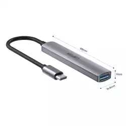 Unitek хъб USB3.0/2.0 HUB 4 port - USB-C input - H1208B