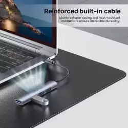 Unitek хъб USB3.0/2.0 HUB 4 port - USB-C input - H1208B