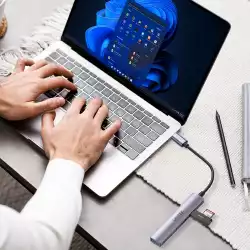 Unitek хъб USB3.0/2.0 HUB 4 port - USB-C input - H1208B                          