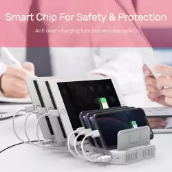Unitek зарядна станция за мобилни устройства 10 Port Charging Station 96W - Y-2172