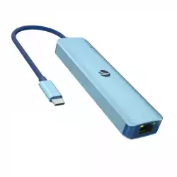 VCom докинг станция Docking Station Type-C 6-in-1 - CUE55 - PD3.0 100W, LAN 1000Mbps, HDMI, USB3.0 x 3