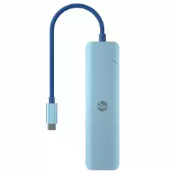 VCom докинг станция Docking Station Type-C 6-in-1 - CUE55 - PD3.0 100W, LAN 1000Mbps, HDMI, USB3.0 x 3