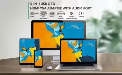 VCom докинг станция Docking Station Type-C Power Distribution 3.0 100W - HDMI, Type-C x 1, USB3.0 - CU4511