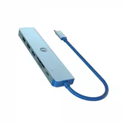 VCom докинг станция Docking Station Type-C 7-in-1 - CUE18 - PD3.0 100W, HDMI, USB3.0 x 1, USB2.0 x 2, SD, TF
